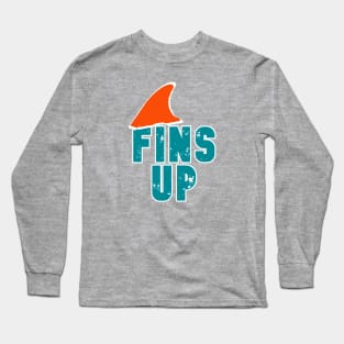 Miami Dolphins - Fins Up Long Sleeve T-Shirt
